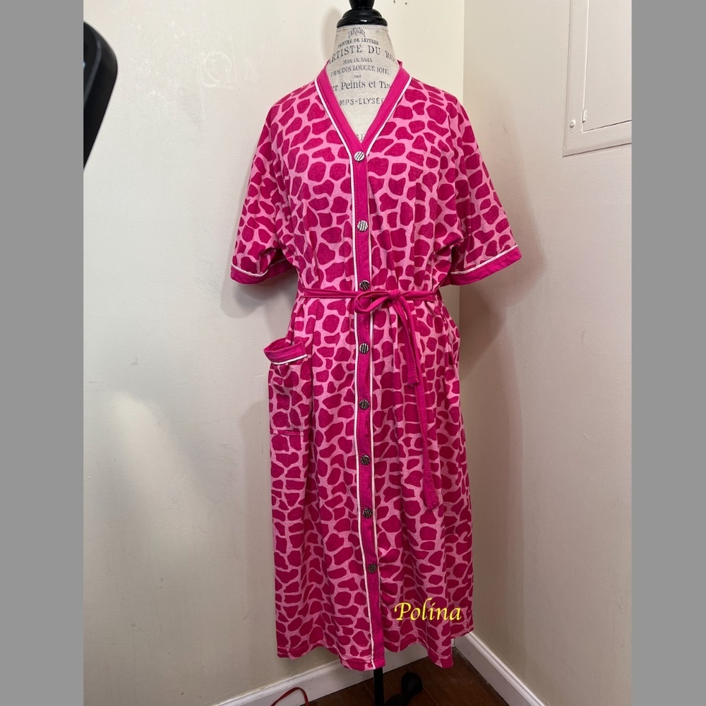 FIRAT TEXTiL Robe 100% Cotton Made in Turkey Size XL - soft and cosy!